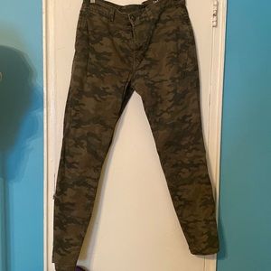 Mens Stretch army fatigue pants